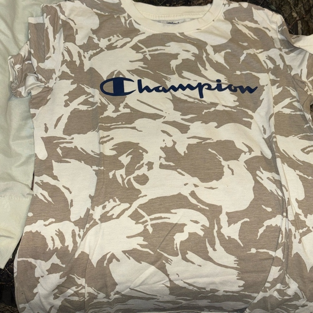 New champion hoodie and shirt